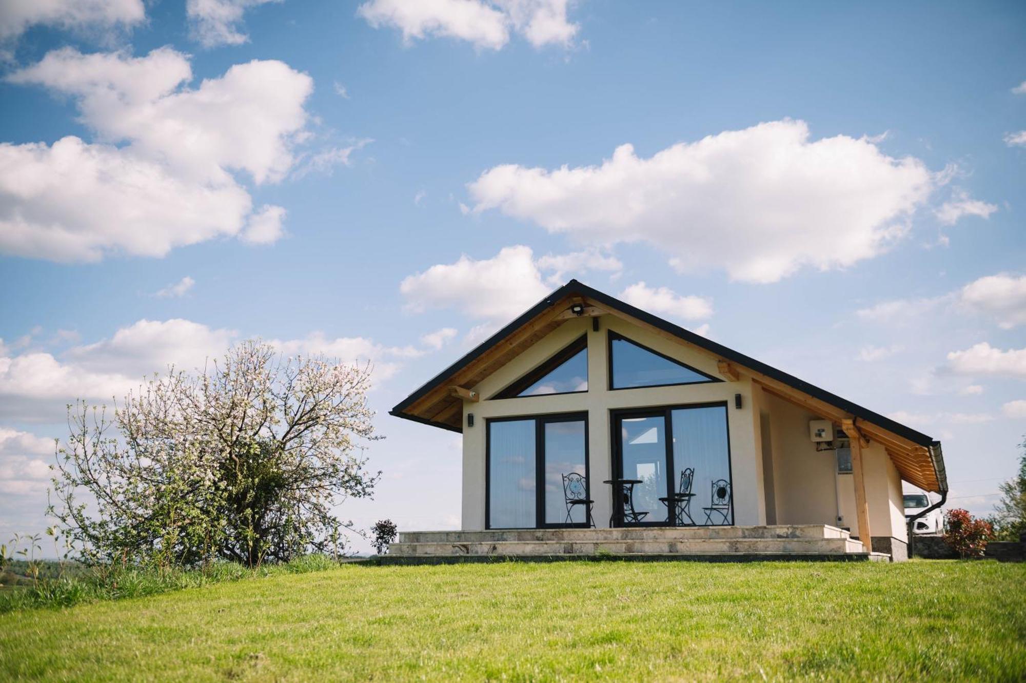 Casa Moderna In Sinteu - Intersectia Intre Modern Si Linistea Naturii Huta Voivozi 외부 사진
